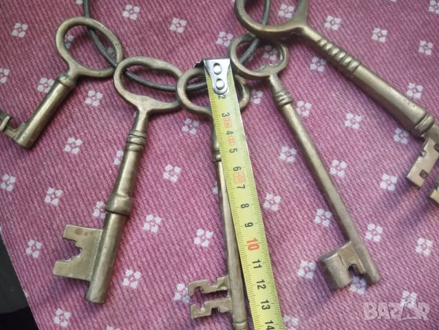 Комплект стари ключове за декорация, снимка 5 - Други ценни предмети - 48824255