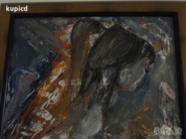 Картина от Марчо Ташакманов - Акт, маслени бои на шперплат 50 X 55 см, снимка 2 - Картини - 13220349