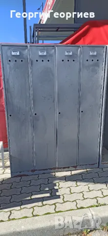 Метални шкафове, метални гардероби, гардеробчета съблекални, снимка 8 - Шкафове и рафтове - 47497443