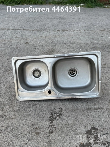 Двойна кухненска мивка 