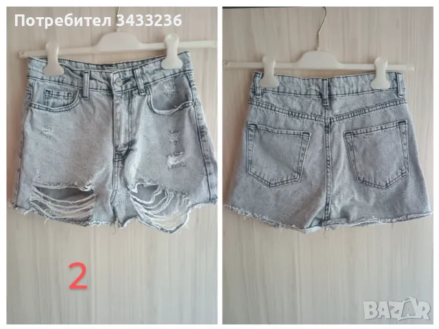 Дамски дънкови къси гащи и гащеризони ххс, снимка 2 - Якета - 50052095