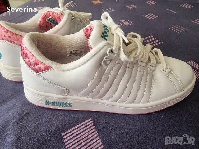 K-swiss Естествена кожа сникърси , снимка 11 - Дамски ежедневни обувки - 51752886