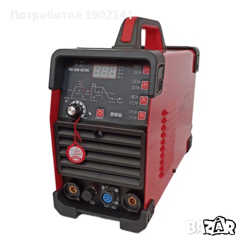 Професионален аргонов заваръчен апарат за алуминий TIG 200A AC/DC GREENYARD