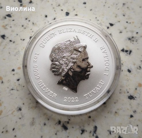 Сребро 1 oz 2022 Фантомът , снимка 2 - Нумизматика и бонистика - 39800817