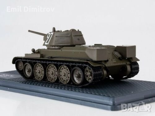 Умален модел на танк Т-34-76 в мащаб 1:43, снимка 2 - Колекции - 43262251