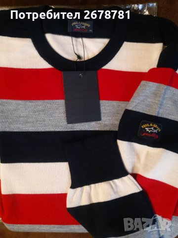 оригинални мъжки пуловери на PAUL ＆ SHARK, снимка 3 - Пуловери - 31006960