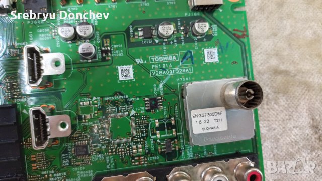 Toshiba 40RL838 със счупен екран V71A00022900/PE1014 V28A001328A1/JPN_S100FAPC2LV0.0/SSL400_0E2C, снимка 5 - Части и Платки - 35156739