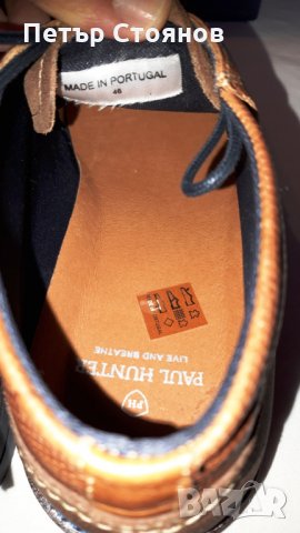 Стилни мъжки кларкове от естествена кожа PAUL HUNTER №46, снимка 8 - Мъжки боти - 27180009