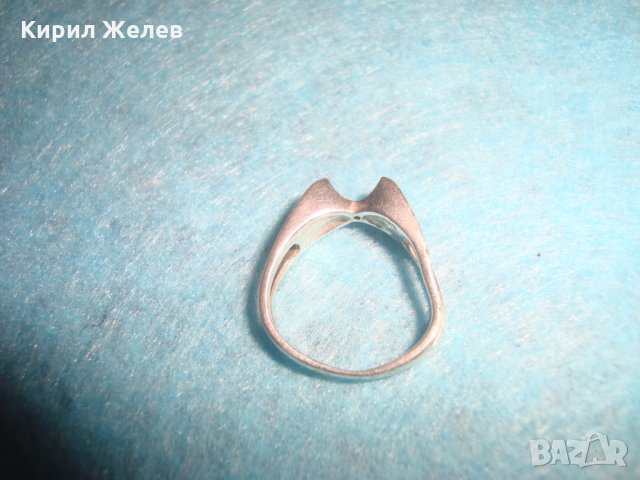 СТАР СРЕБЪРЕН ПРЪСТЕН СРЕБРО 925 АРТ НУВО СТИЛ 25263, снимка 13 - Пръстени - 34616578