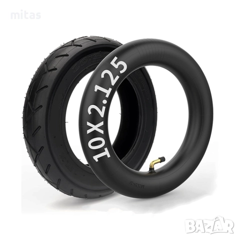  Външни и вътрешни гуми за електрически скутер, ховърборд (10 x 2.125)