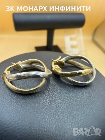 Златни обеци /585/, снимка 8 - Обеци - 53405376