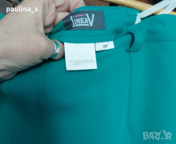 Луксозен комплект за повод или офис, в резеда / голям размер , снимка 4 - Комплекти - 36526319