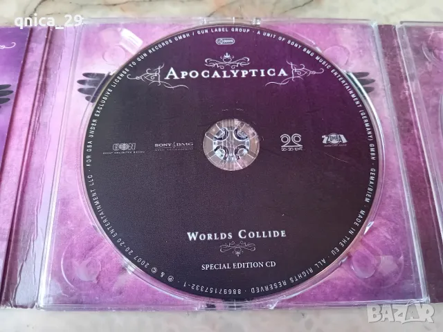 Apocalyptica - Worlds Collide cd/dvd, снимка 3 - CD дискове - 49037888