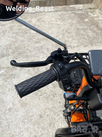 Електрическа триместна триколка X1 1800W/48V/20Ah Оранджева, снимка 6 - Мотоциклети и мототехника - 39294950