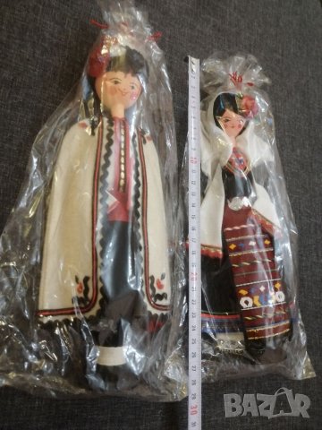 Дървени кукли в традиционна българска носия. , снимка 3 - Статуетки - 33568808