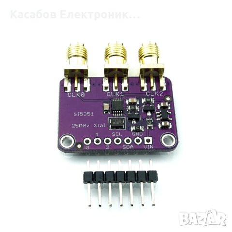 Si5351A Генератор на сигнали 8 kHz - 160 MHz I2C SMA13.00, снимка 3 - Друга електроника - 43535129