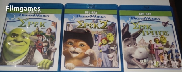 Blu-ray-Шрек 1,2,3 