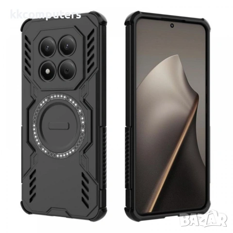 Магнитен калъф WANLONFENG DJ за Xiaomi Redmi Note 15 Pro+ 5G / Poco M8 Pro 5G с 2 бр. Стъклен Протек, снимка 5 - Калъфи, кейсове - 53285570