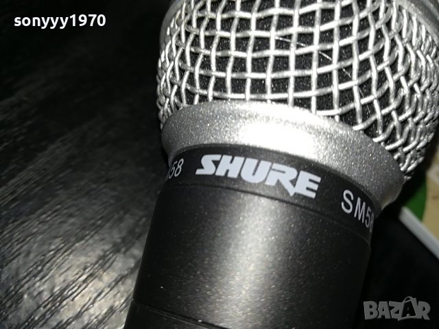 shure sm 58 2704221910, снимка 2 - Микрофони - 36583108