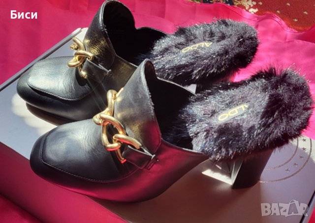 Маркови пролетни/есенни чехли Aldo,естествена кожа, снимка 7 - Дамски обувки на ток - 40117977