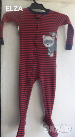 Памучни и поларени пижамки за 18 месеца, снимка 2 - Бебешки пижами - 51642137