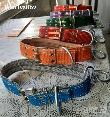 6 вида цвят Текстилни каишки за голямо куче  , снимка 2 - За кучета - 53176304