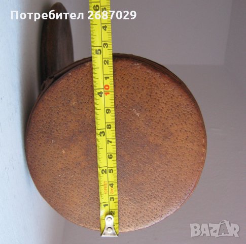 Кожени: Стари кутии, чиния, изделия от кожа, лампион, абажур, моливник, чиния, снимка 4 - Други ценни предмети - 28968026