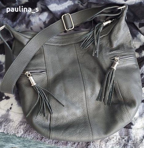 Дамска чанта от естествена кожа / Турция , снимка 8 - Чанти - 43389062