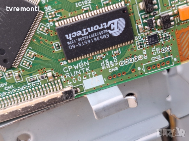 T Con Board CPWBX RUNTK 4004TP ZA ,за 32-инчов телевизор TOSHIBA 32AV501P с дисплей LK315T3LA31, снимка 2 - Части и Платки - 51476289