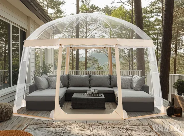 Нов павилион/тента за заведение, ресторант, къмпинг с диаметър 4,5метра