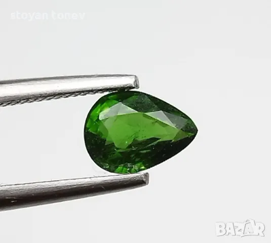Цаворит с интензивен наситен зелен цвят - 0.58кт.! Нов!, снимка 8 - Други - 50153267