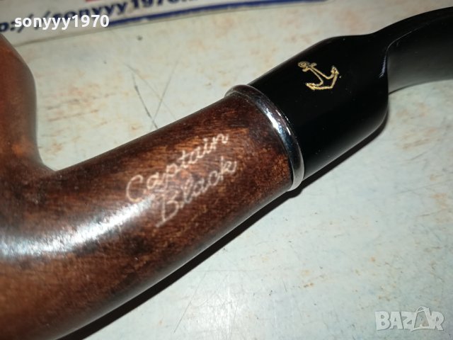 МАРКОВА ДЪРВЕНА ЛУЛА С ЛОГО И КОТВА 1701241551, снимка 2 - Лули - 43851150