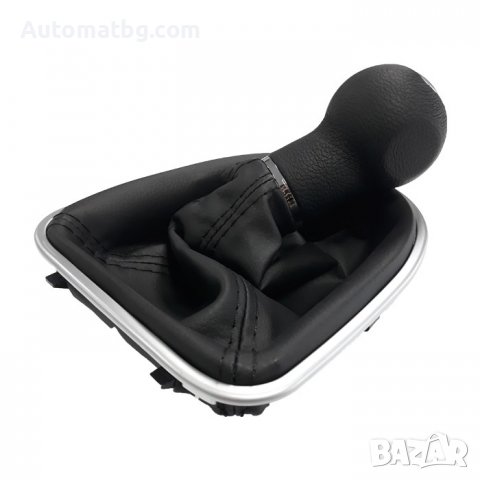 Топка с маншон за скоростен лост Automat, За SEAT ALTEA, LEON, TOLEDO, 5 скорости, Черен, снимка 4 - Аксесоари и консумативи - 37937738