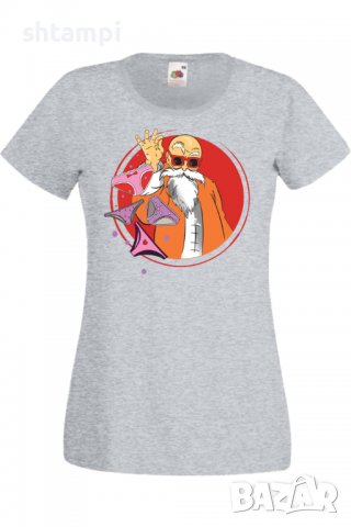 Дамска тениска Dragon Ball Z Master Roshi 03,Анимация,игра,Празник,Повод., снимка 5 - Тениски - 37945803