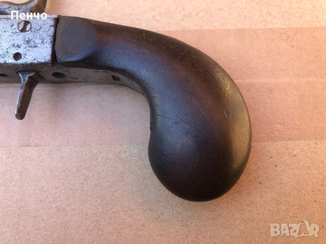 старинен капсулен пистолет, снимка 4 - Антикварни и старинни предмети - 40373642