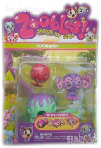 Детска играчка Зубълс Zoobles 2 броя с къща, снимка 1