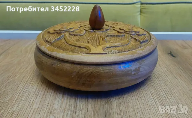 дърворезба кутия за ценители 