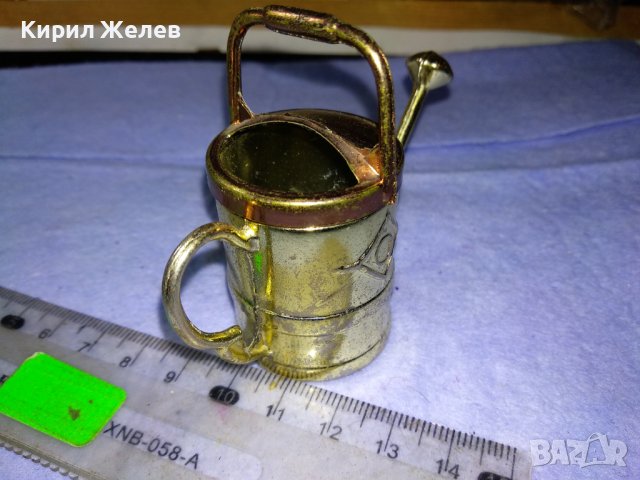 СТАРА МЕТАЛНА ФИГУРАЛНА МИНИАТЮРА на ГРАДИНСКА ЛЕЙКА За КОЛЕКЦИЯ ДЕКОРАЦИЯ 39881, снимка 10 - Колекции - 43598193