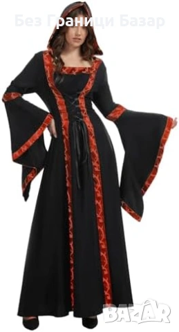 Нов костюм Средновековна дамска рокля ренесанс косплей викториански стил