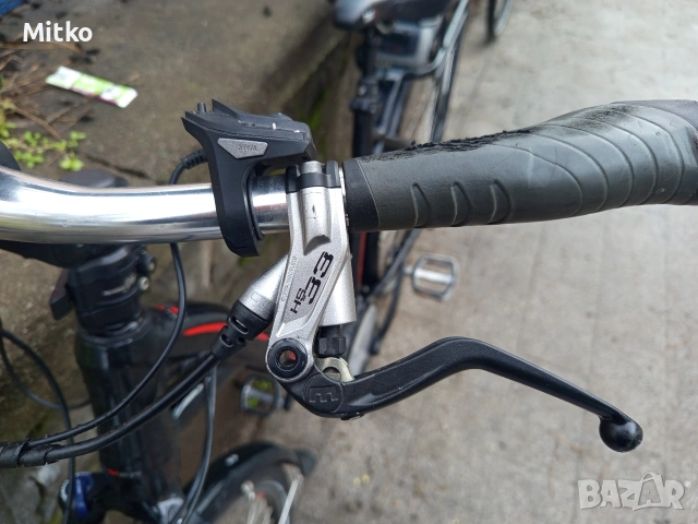 28 цола електрически алуминиев велосипед с 7 скорости усилени капли амортисьори предни като нов , снимка 7 - Велосипеди - 53373018