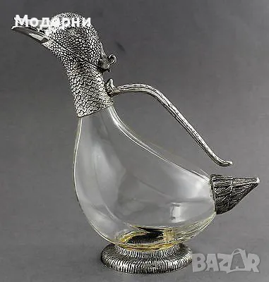 Декантер за вино, снимка 2 - Сервизи - 47826689