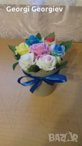 цветя от глицеринов сапун, снимка 9 - Стайни растения - 35563929