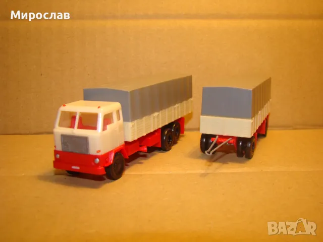 IGRA? H0 1/87 VOLVO F 89 КАМИОН TIR МОДЕЛ КОЛИЧКА ВЛЕКАЧ, снимка 2 - Колекции - 48456632