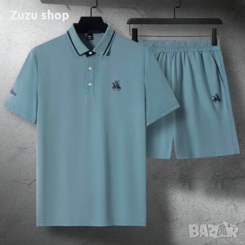 Мъжки комплект тениска и къси панталони, снимка 13 - Къси панталони - 50807627