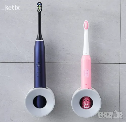 Комплект държач за електрическа четка за зъби,2бр., снимка 6 - Други - 48487415