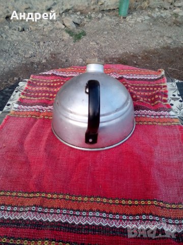Стар алуминиев чайник #5, снимка 4 - Антикварни и старинни предмети - 27309014