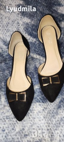Официални обувки в черно , снимка 3 - Дамски обувки на ток - 43554461
