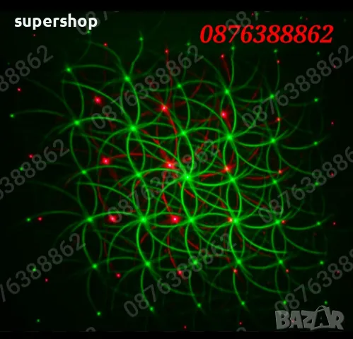 Мини Диско Лазерен Прожектор Свелинни Ефекти в такт с Музиката, снимка 5 - Други - 48080566