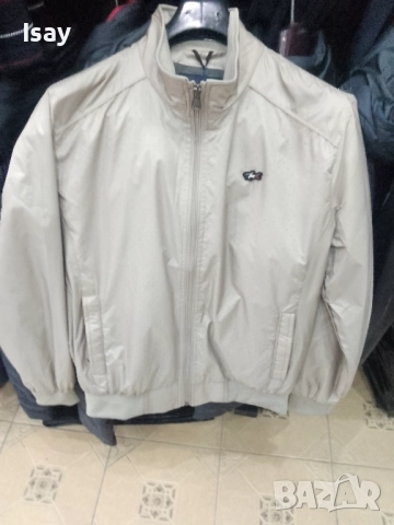 Мъжко пролетно есенно яке Паул Шарк в бежав цвят , снимка 12 - Якета - 52375869