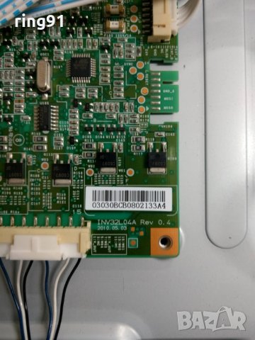 LED driver board - INV32L04A Rev 0.4 TV Blaupunkt BB32O194, снимка 2 - Части и Платки - 27571904